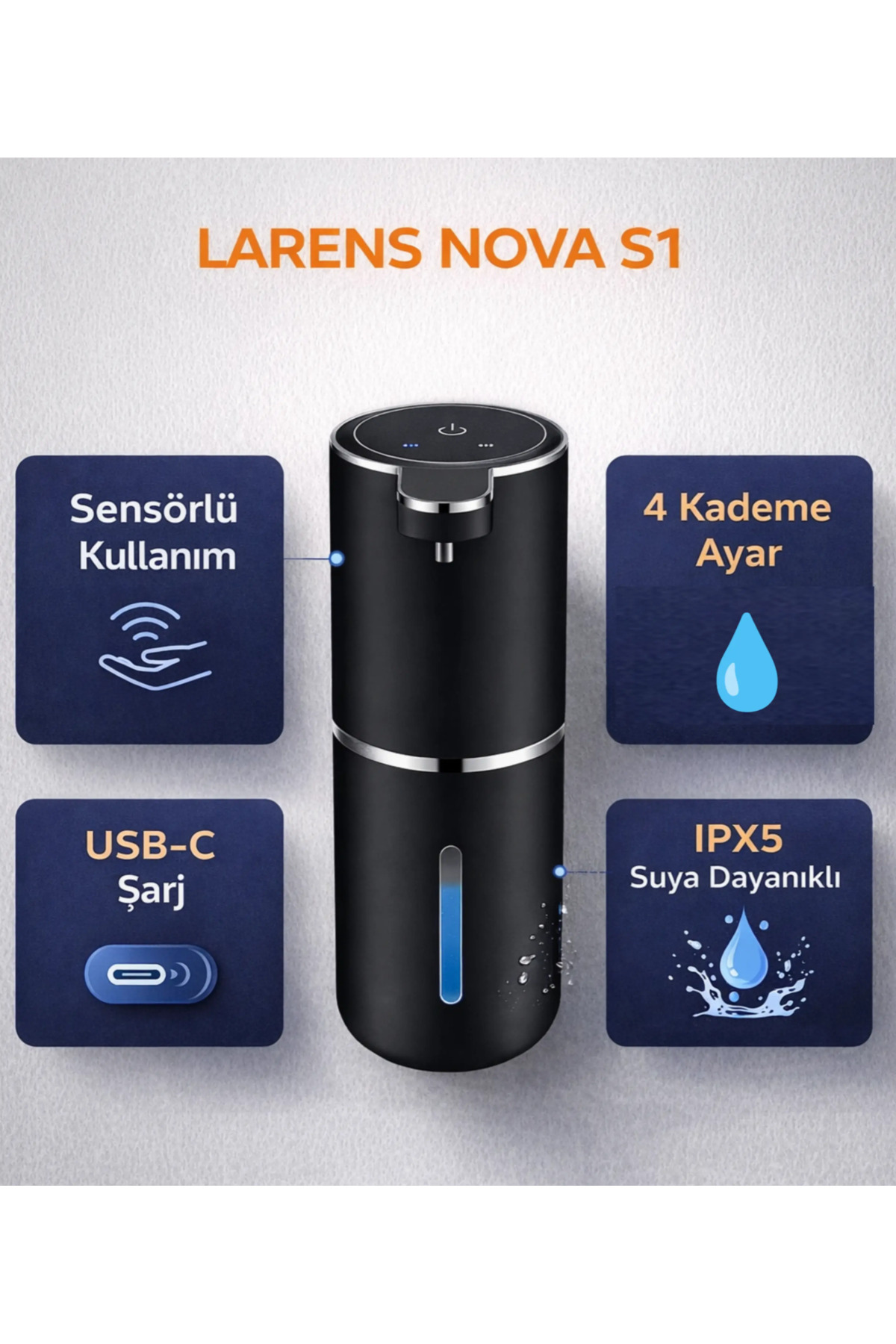 Nova S1 Akıllı Sensörlü Sabunluk