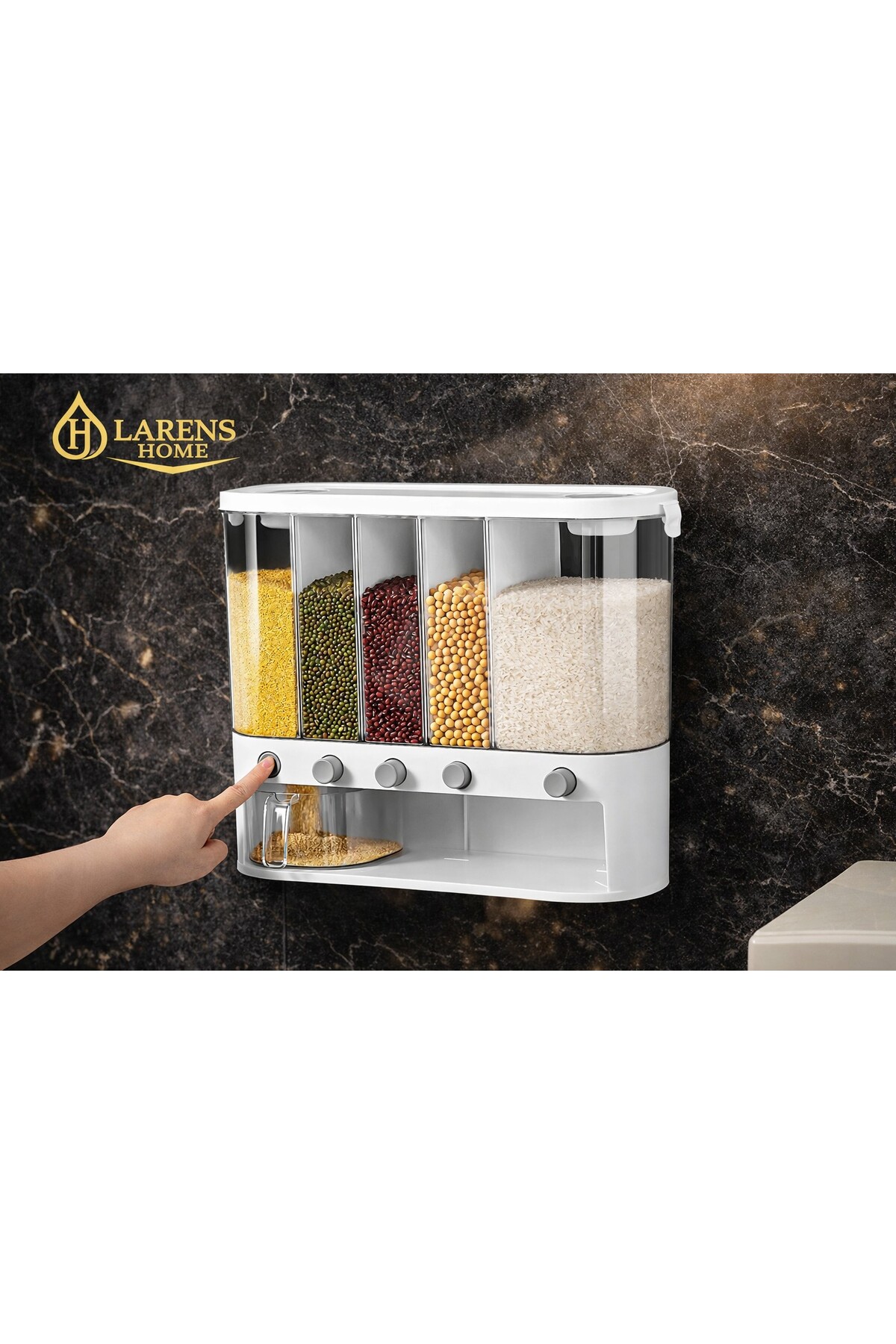 STORE V5 5 Bölmeli Bakliyat Saklama Kabı